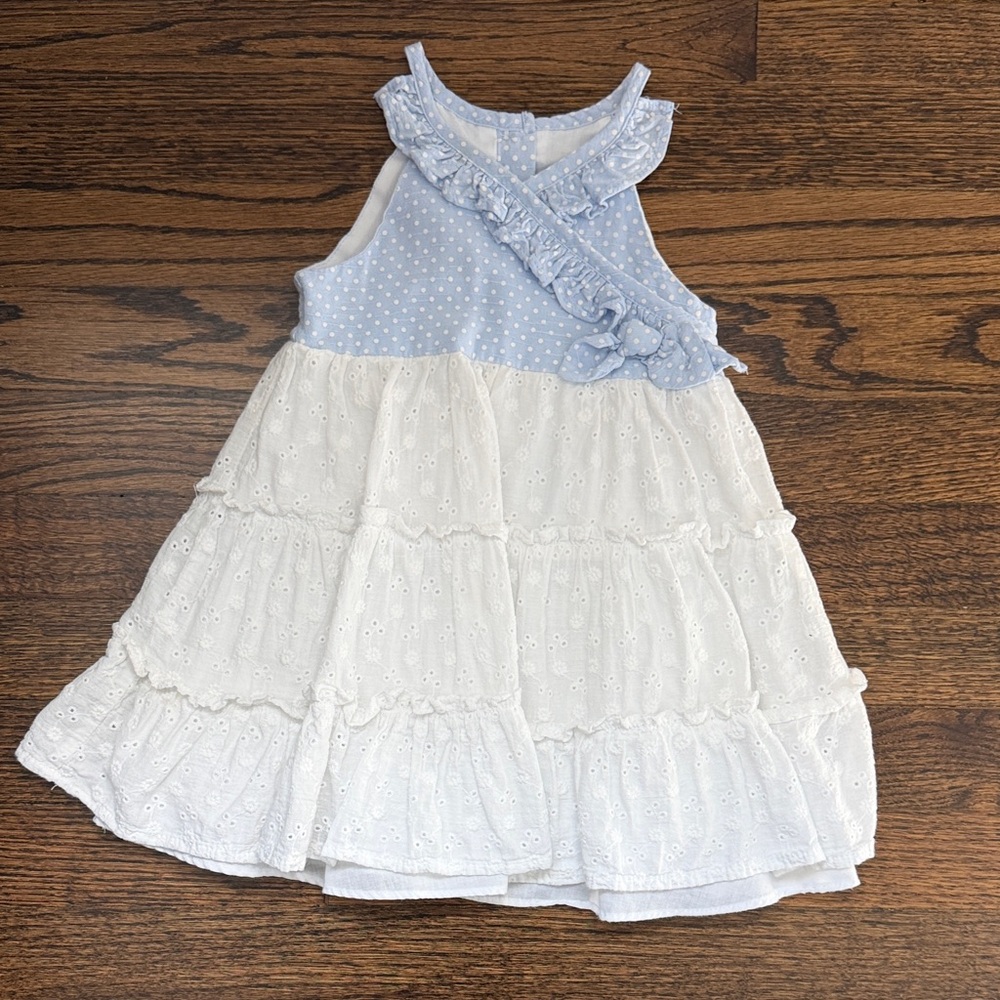 Iris & Ivy sleeveless eyelet dress